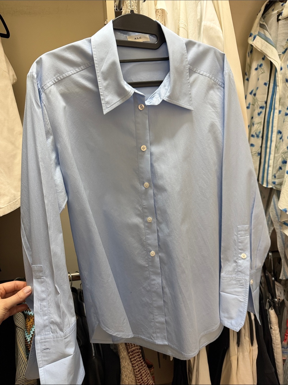 A.L.C. Light Blue Button-Down Shirt